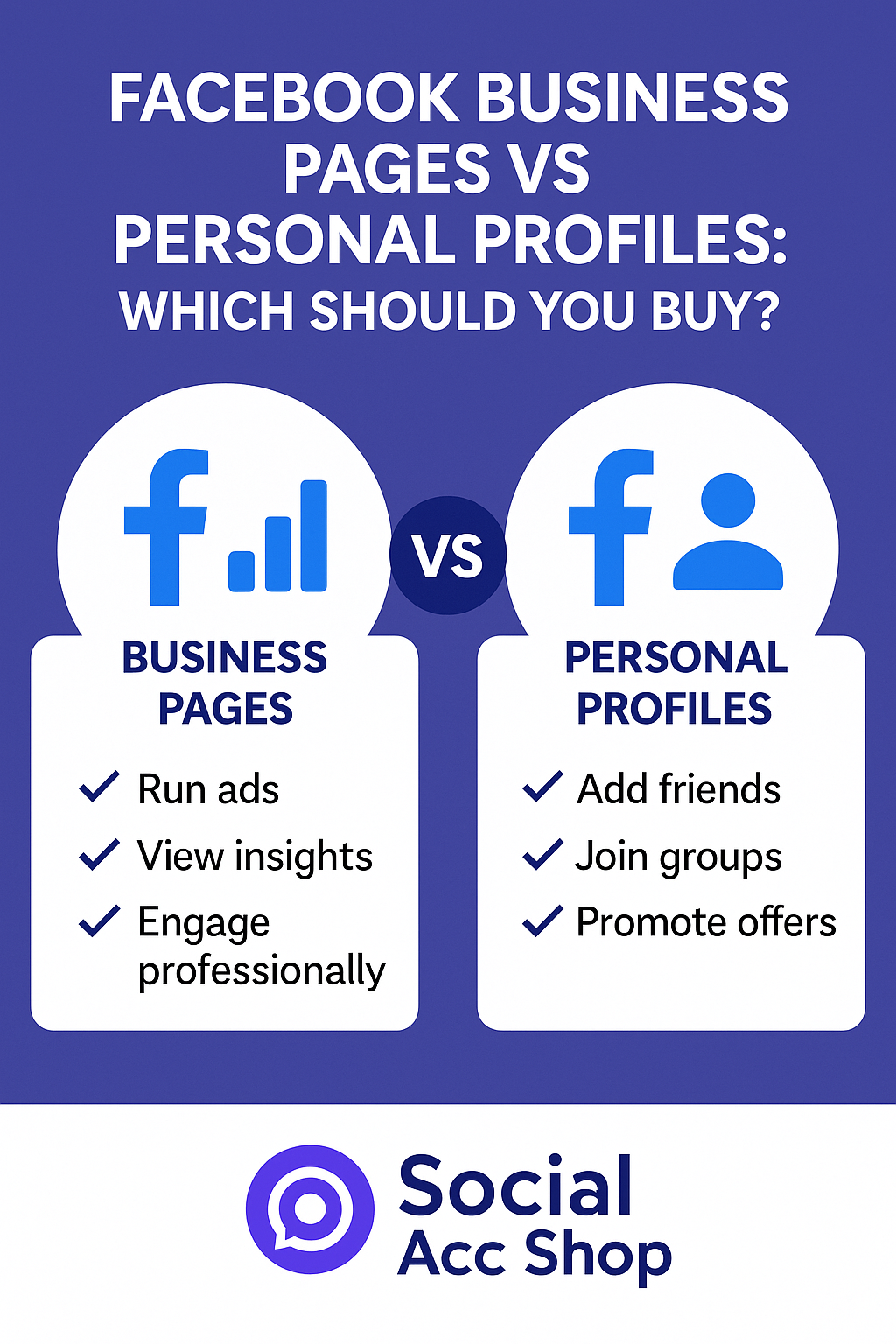 📢 Facebook Business Pages vs Personal Profiles: Which Should You Buy?