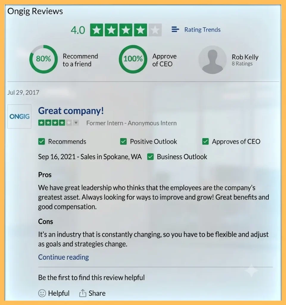 Glassdoor Reviews